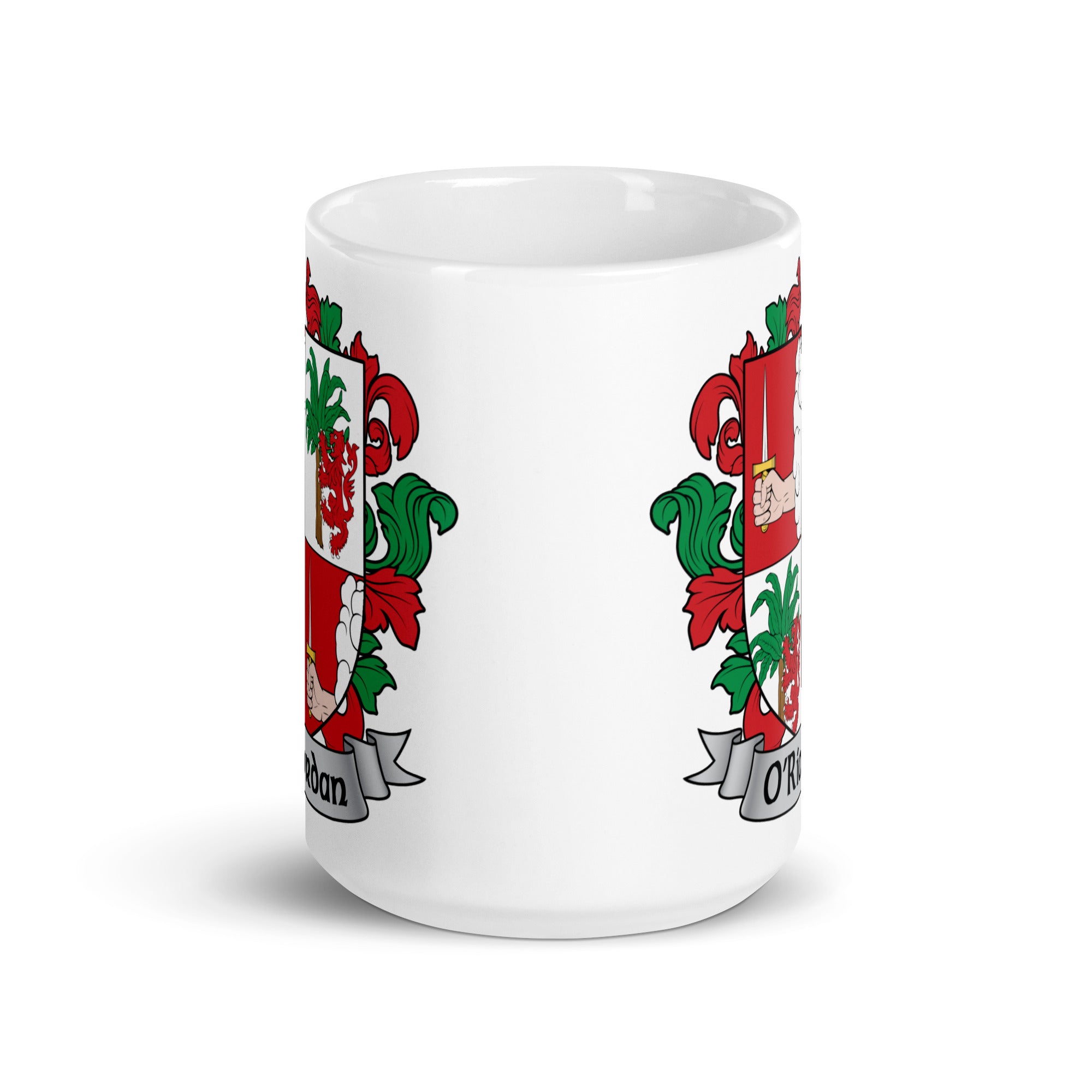 7.62 Drinkware O'Riordan tazza ceramica 15oz stemma irlandese