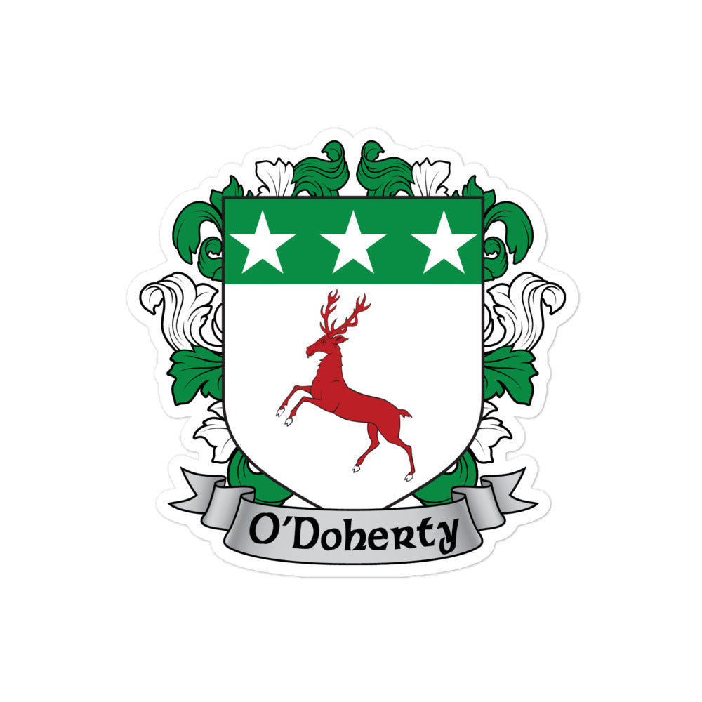 7.62 Design O'Doherty Adesivo Vinile Stemma Irlandese 4x4