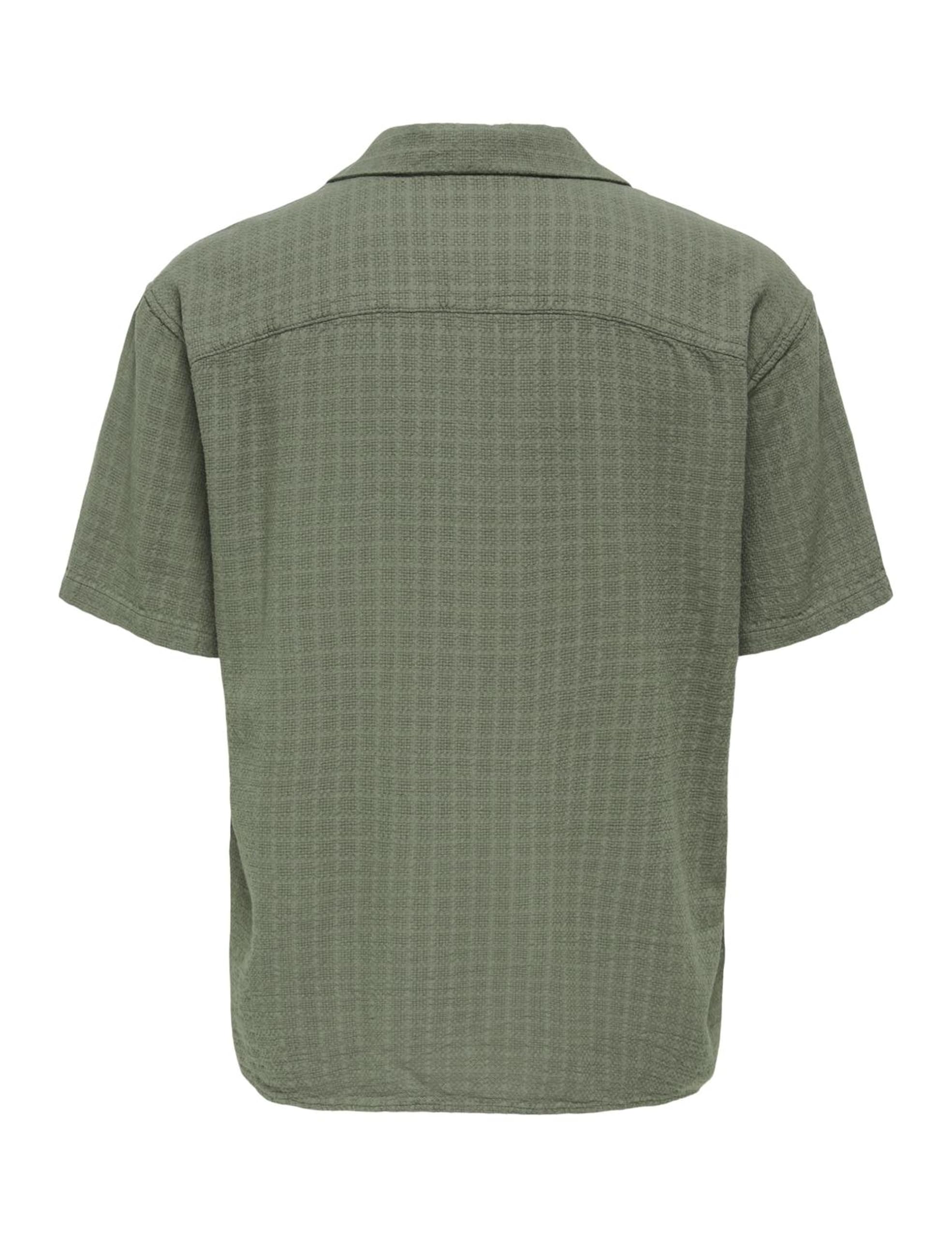 Only & Sons Onslatham Resort Camicia Lino L Navy Scuro