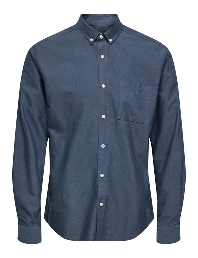 ONLY & SONS Onsalvaro Camicia Oxford Trellis