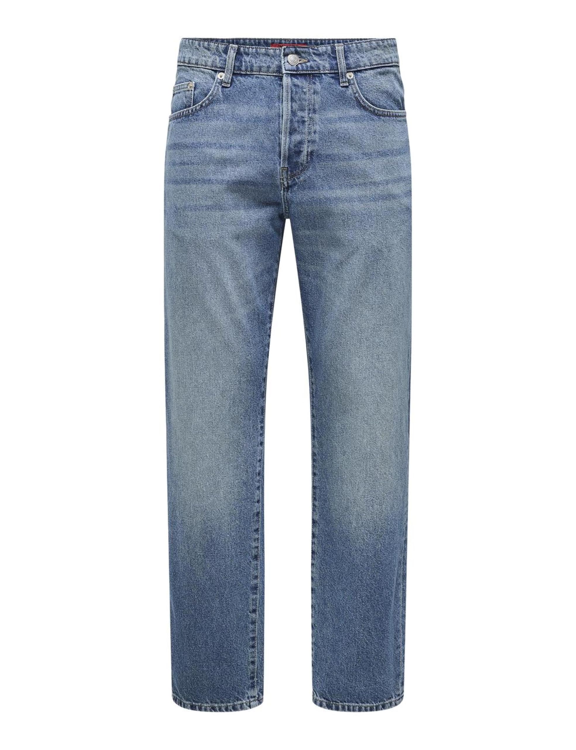 Only & Sons Onsedge Jeans Uomo Straight Nero 33W/32L