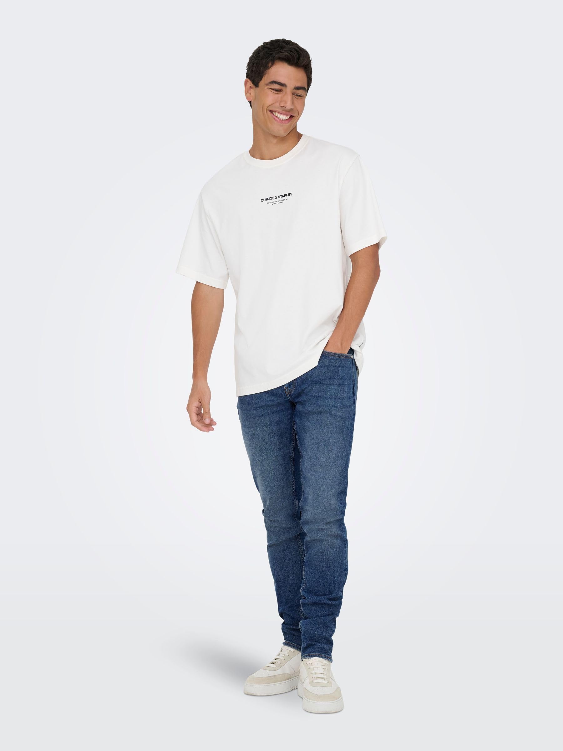 Only & Sons Onsloom Slim 5748 Jeans Uomo Blu Denim