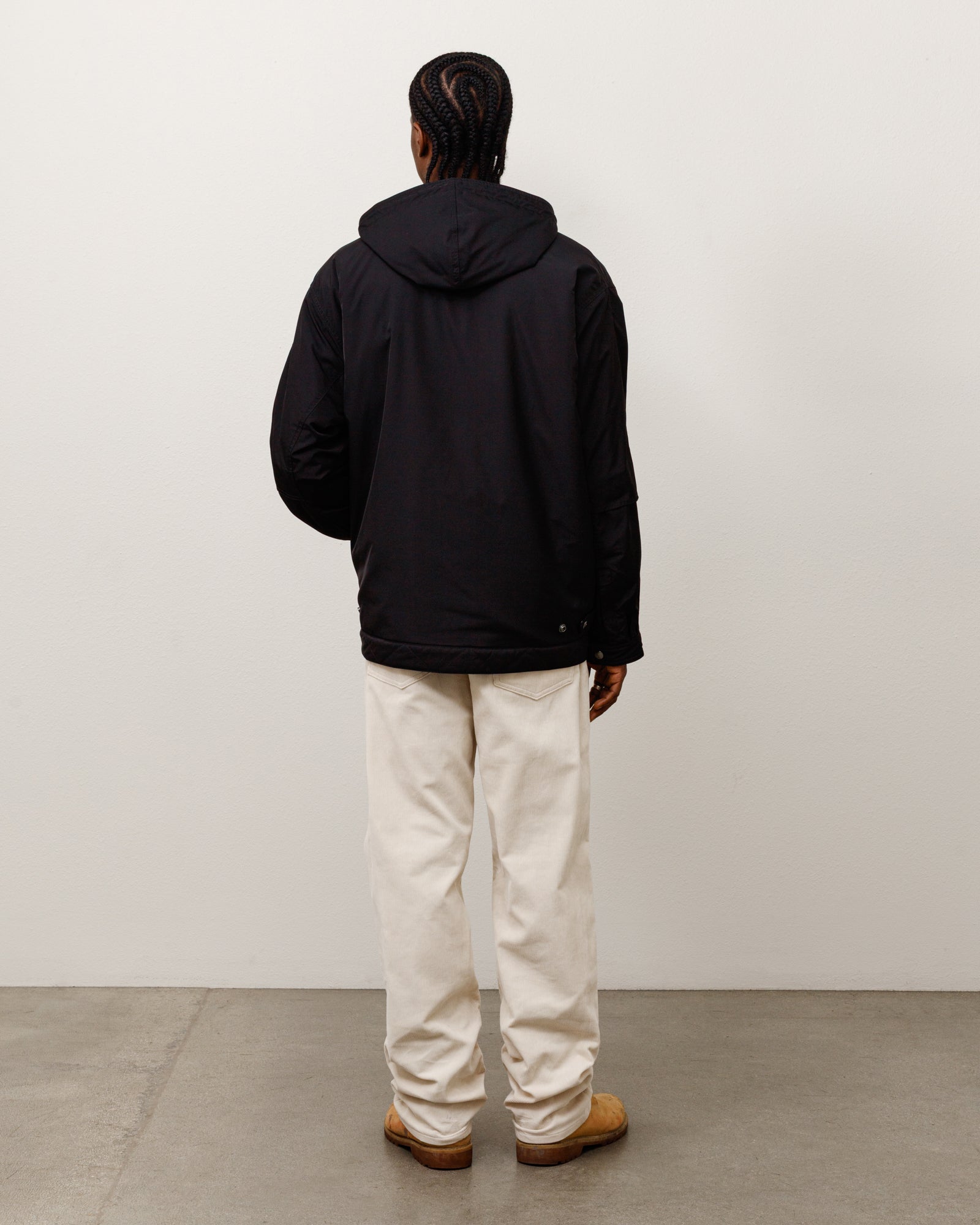 Stussy Flight Parka giacca nylon Black impermeabile
