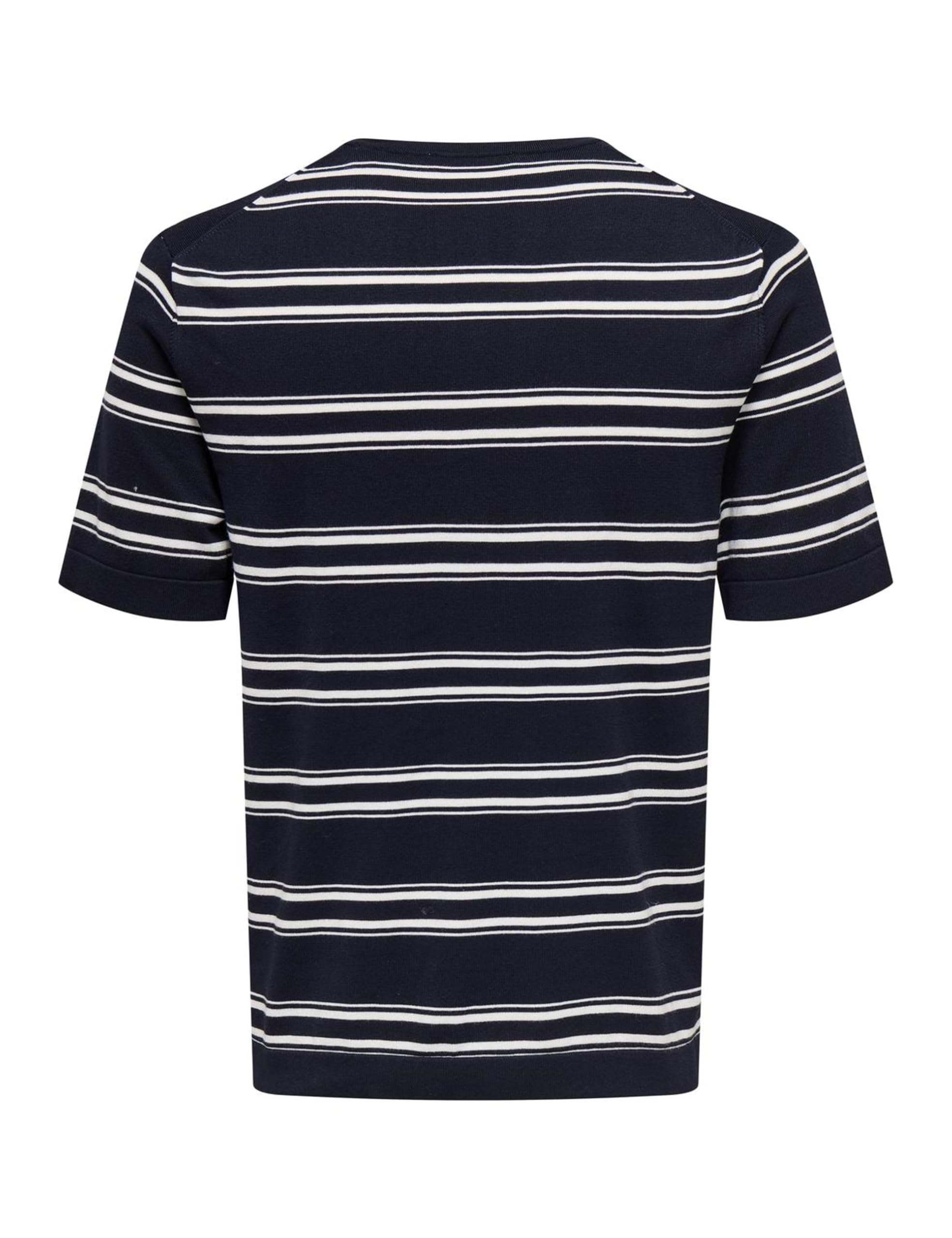 Only & Sons Onswyler Life Stripe Maglia Uomo L Blue Fog