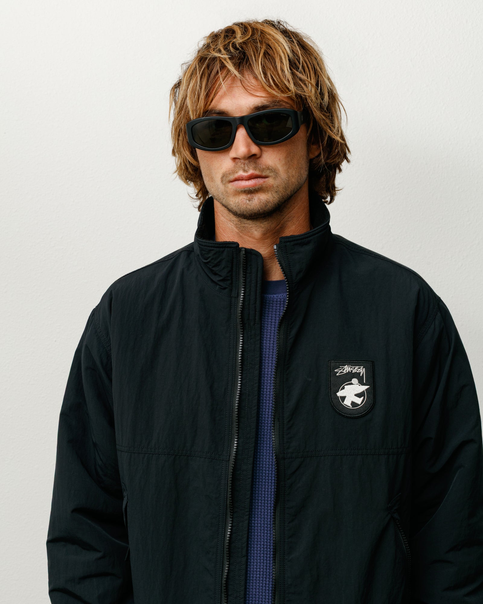 Stussy Landon Sunglasses occhiali nero verde taglia unica