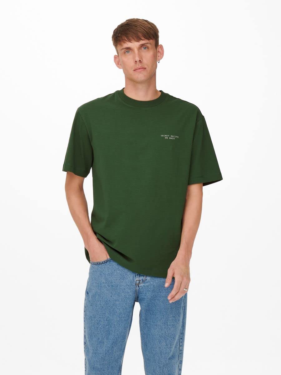 Only & Sons Onsismael T-shirt uomo maniche corte stampa