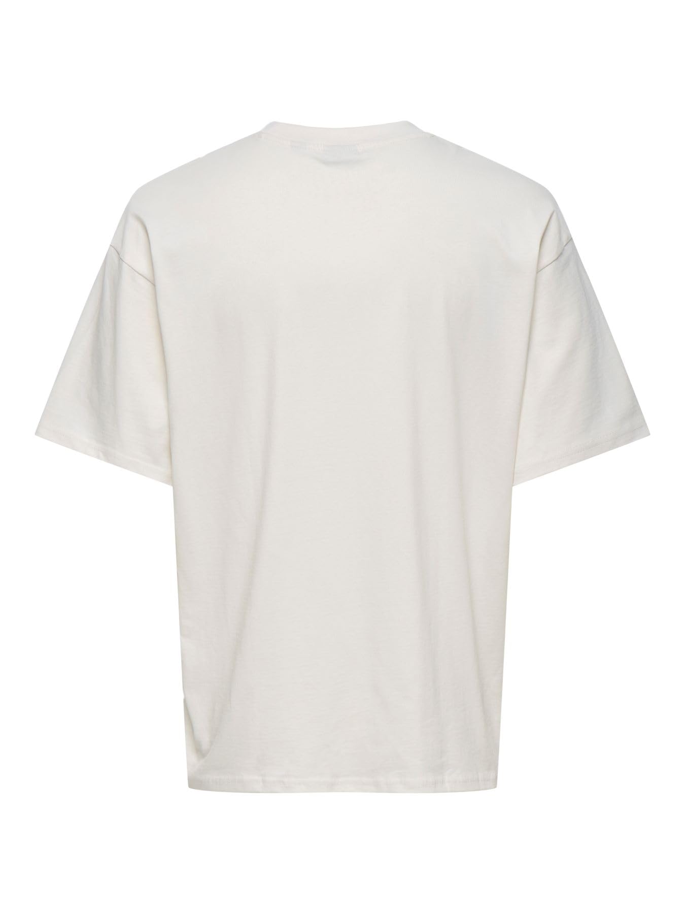 Only & Sons T-Shirt Girocollo Bianca Stampa Uomo S