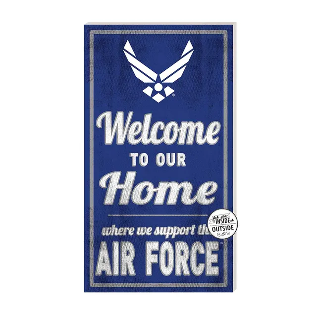 7.62 Design USAF Welcome targa parete 28x51 cm
