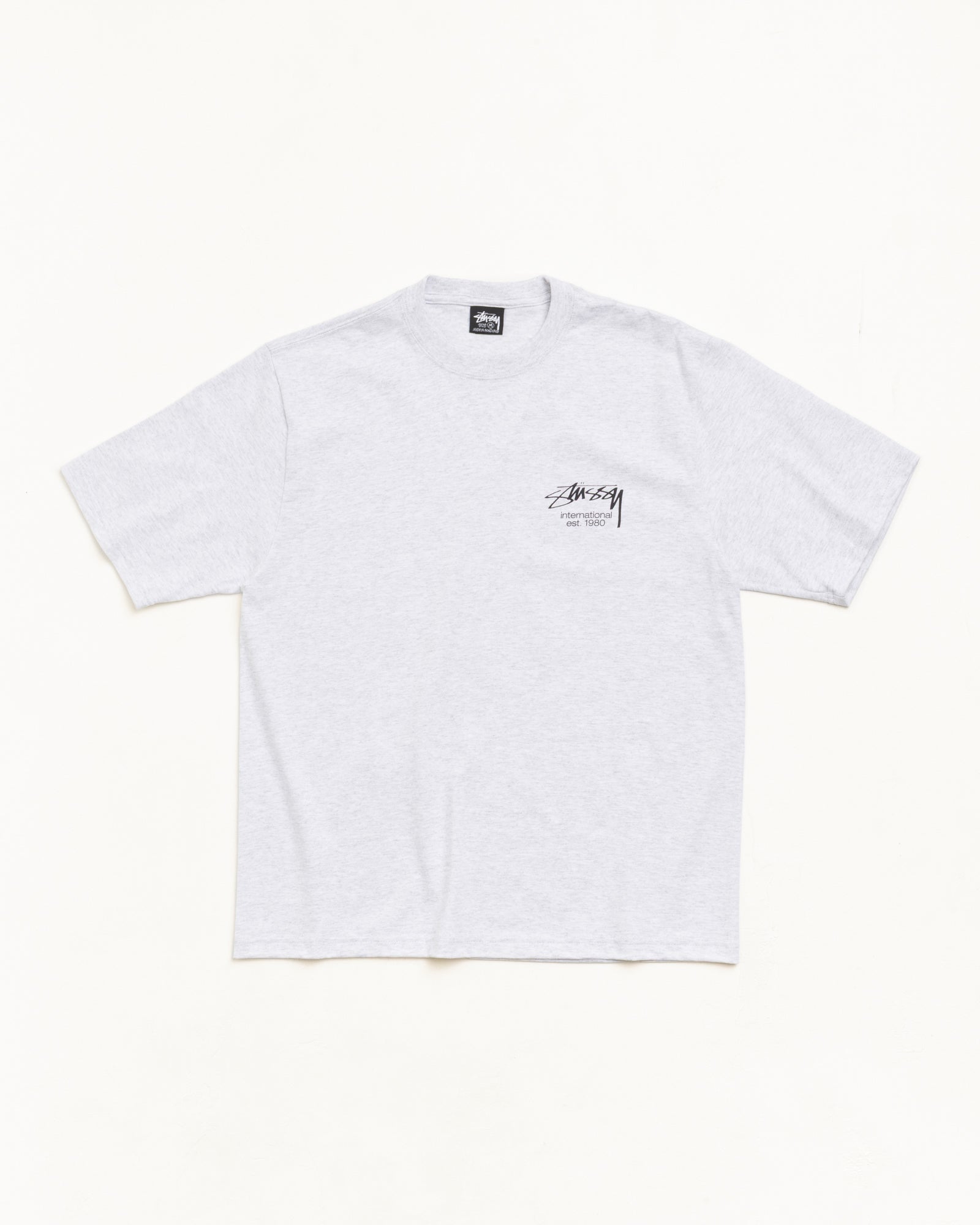 Stussy Dice Clock Tee t-shirt grigio 100% cotone