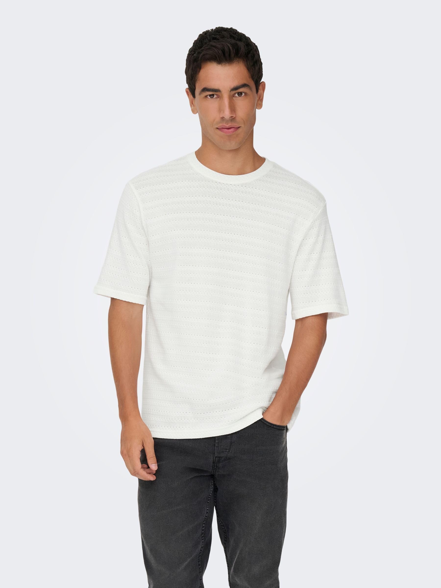 Only & Sons Onsgivo Maglia Uomo Cloud Dancer S