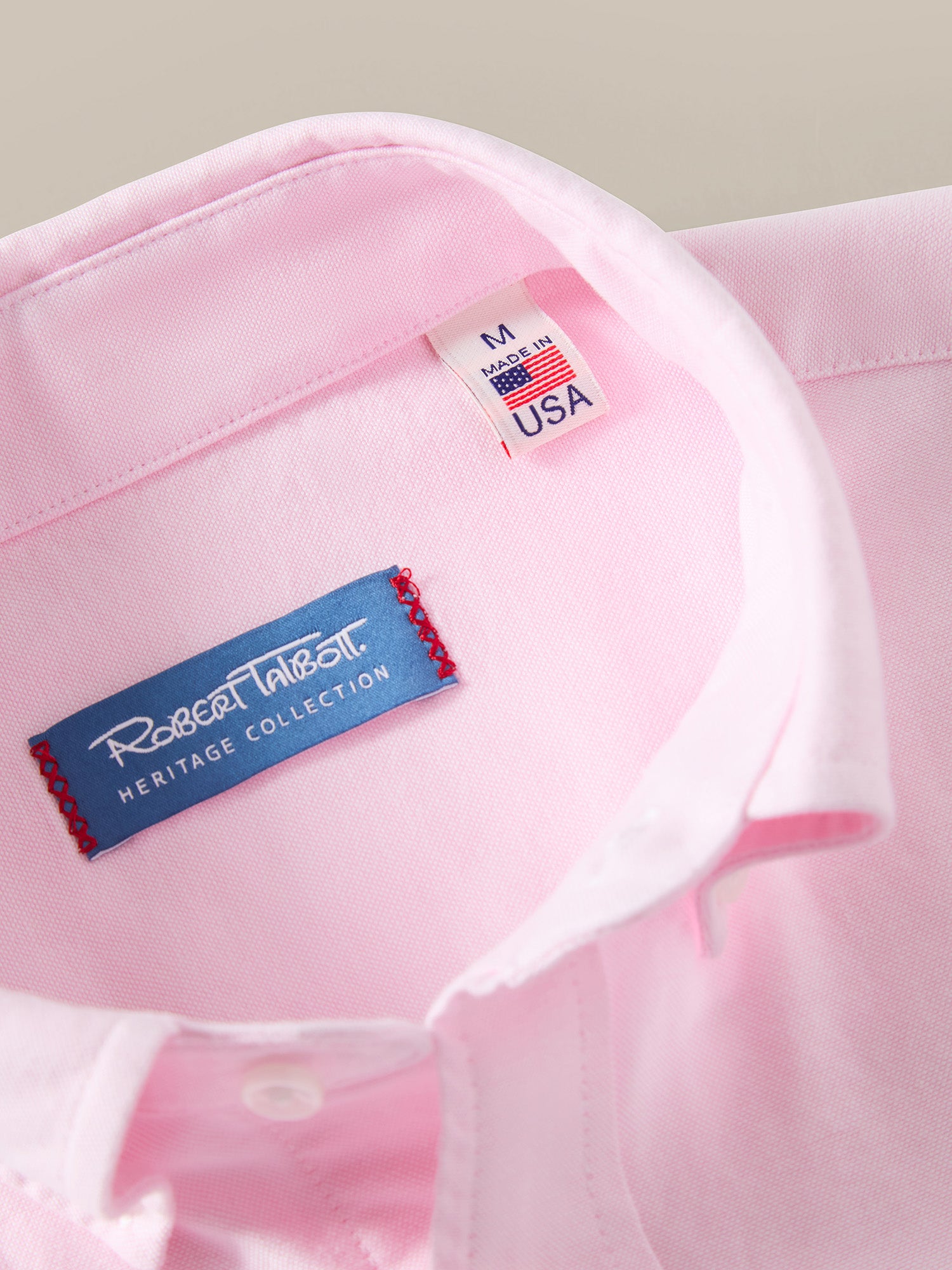 Robert Talbott George Oxford Camicia Uomo Rosa Cotone