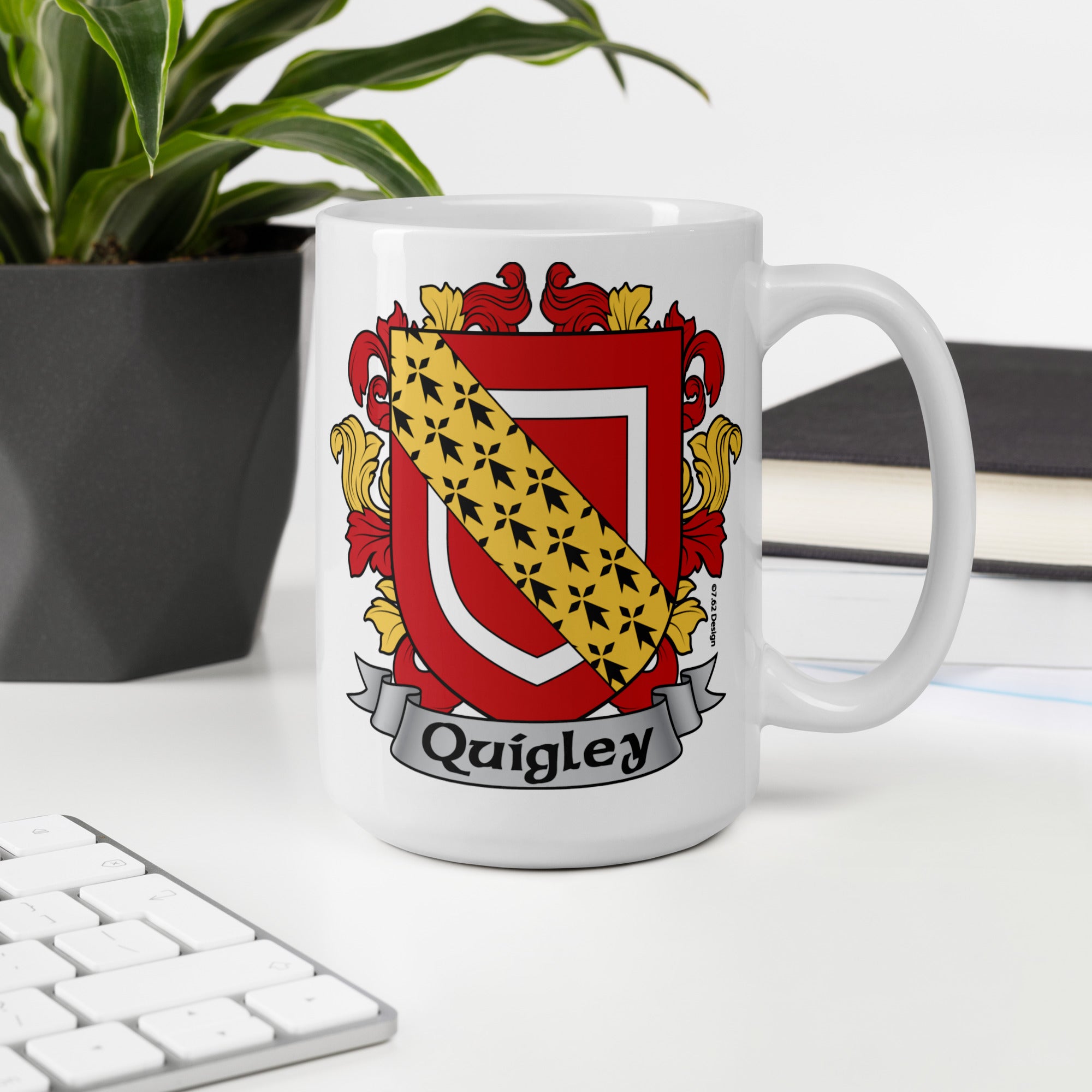 7.62 Design Quigley tazza ceramica 440 ml stemma irlandese