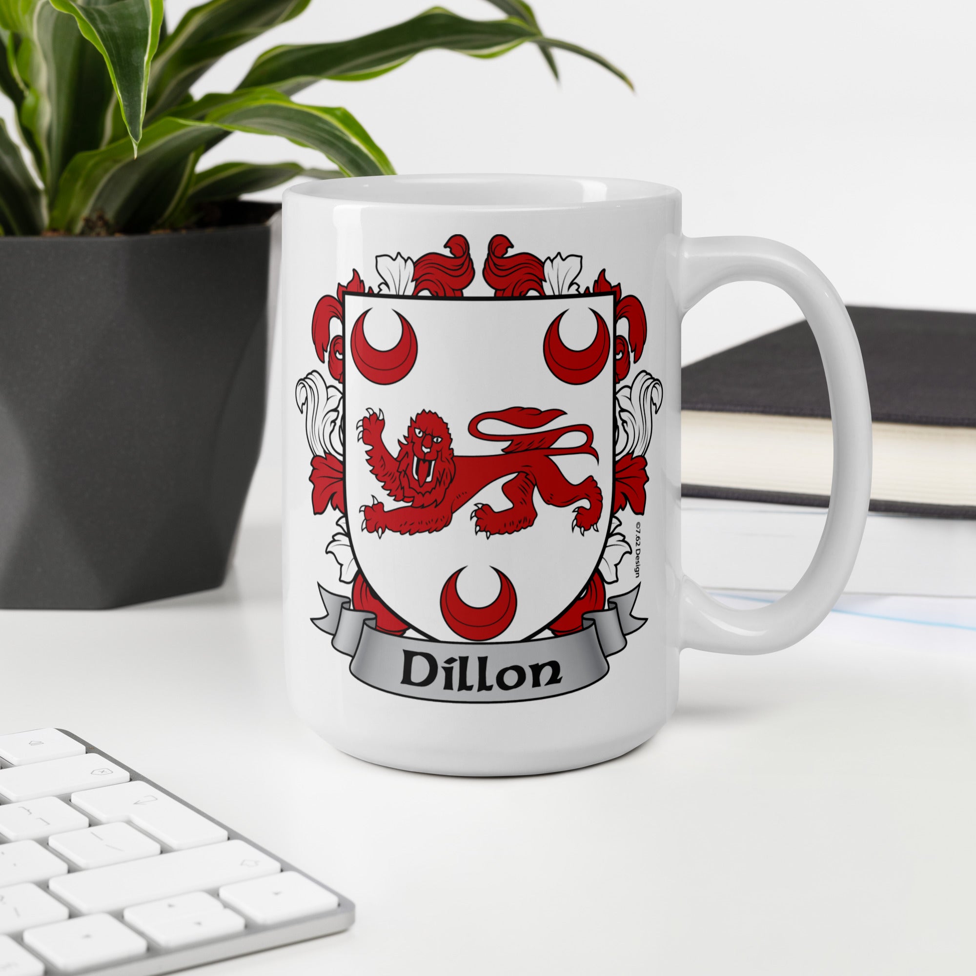 7.62 Drinkware Dillon tazza ceramica 15oz stemma irlandese