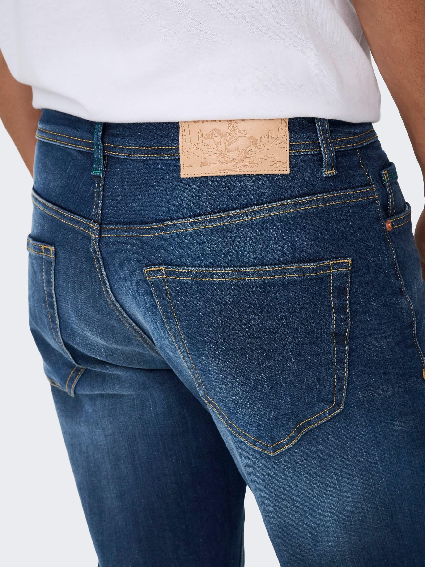Only & Sons Weft Claudio Jeans 33W/30L Blu Scuro