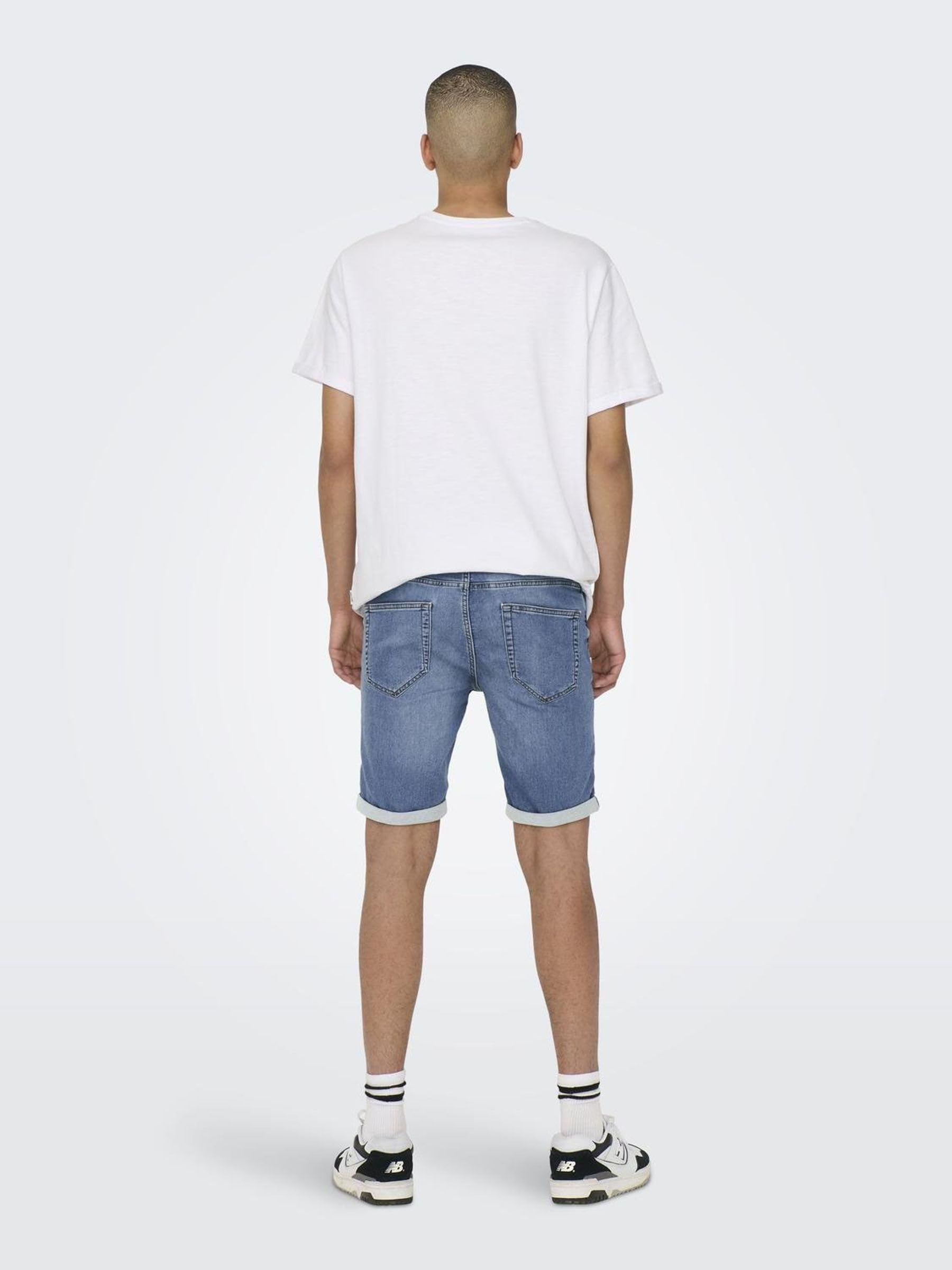 ONLY & SONS Ply Shorts Uomo Regular Vita Media