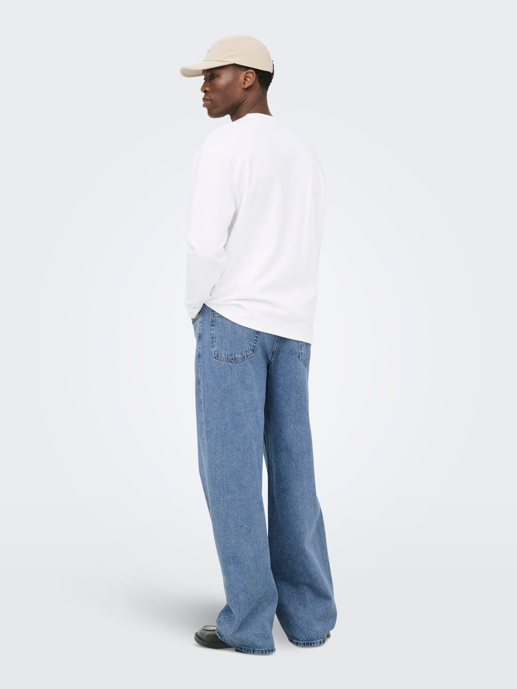 ONLY & SONS Onsremi Wide Pim Box Jeans Uomo Blu 30W 30L