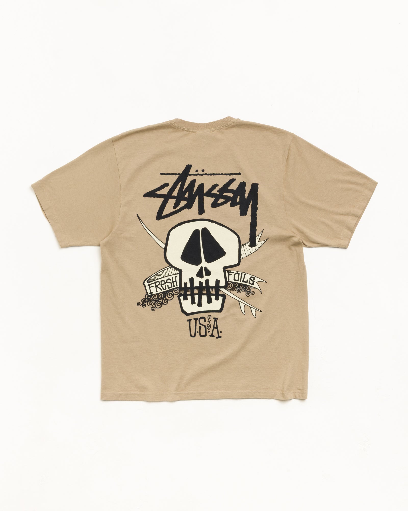 Stussy Fresh Foils Tee maglietta rock cotone pigment dyed