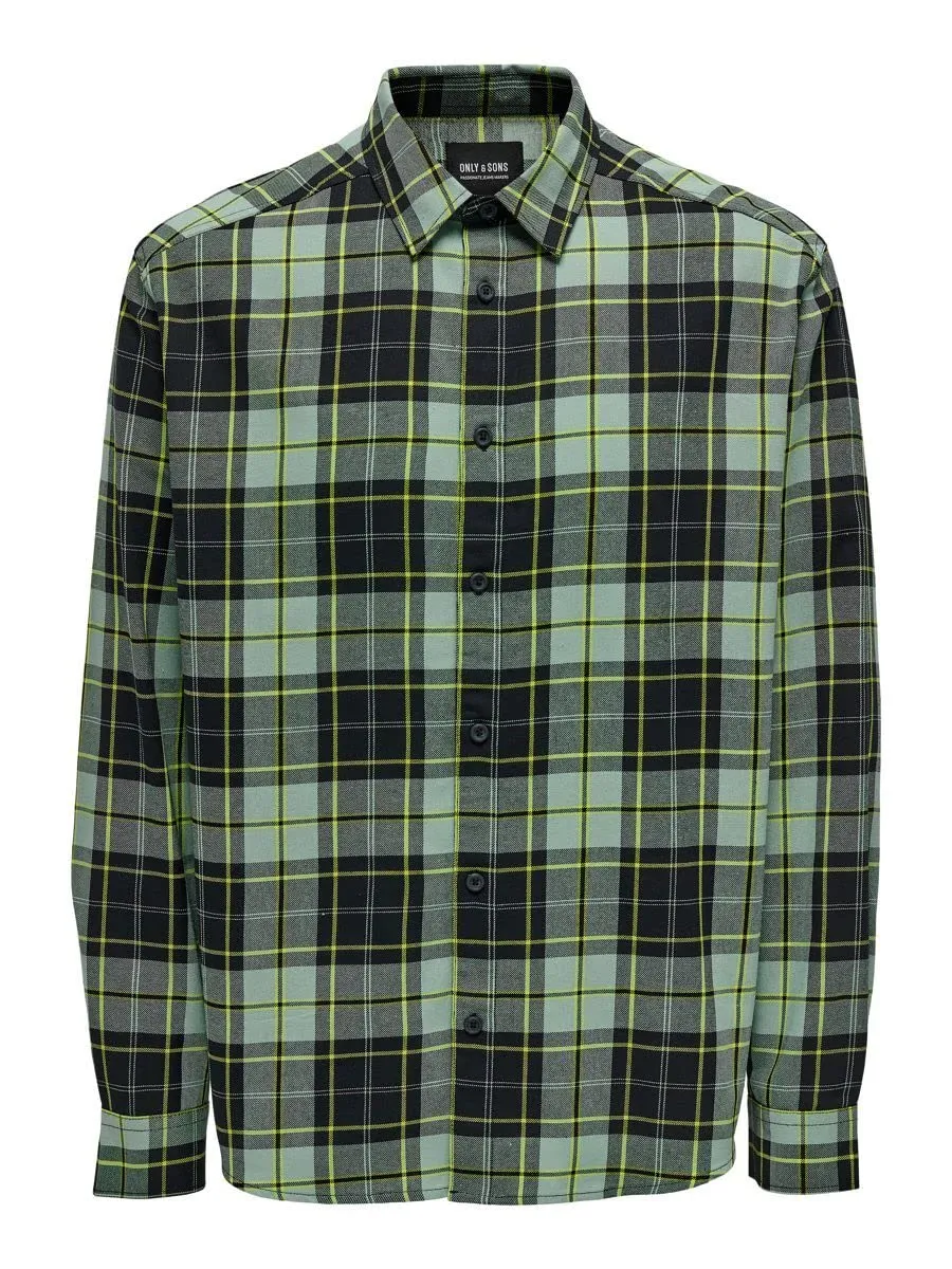 ONLY & SONS Yox Life Camicia Uomo XL a Quadri