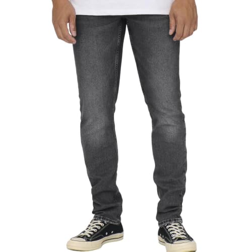 Only & Sons Weft 9407 jeans regular grigio 27W/32L