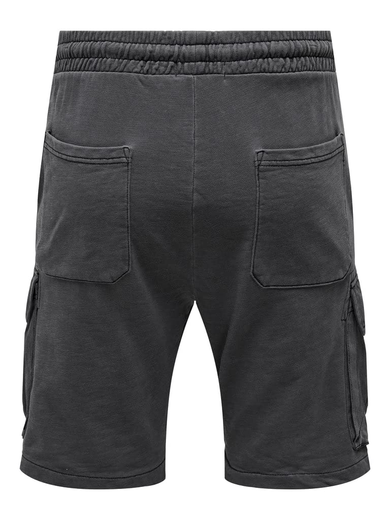 Only & Sons pantaloncini uomo nero shorts cotone