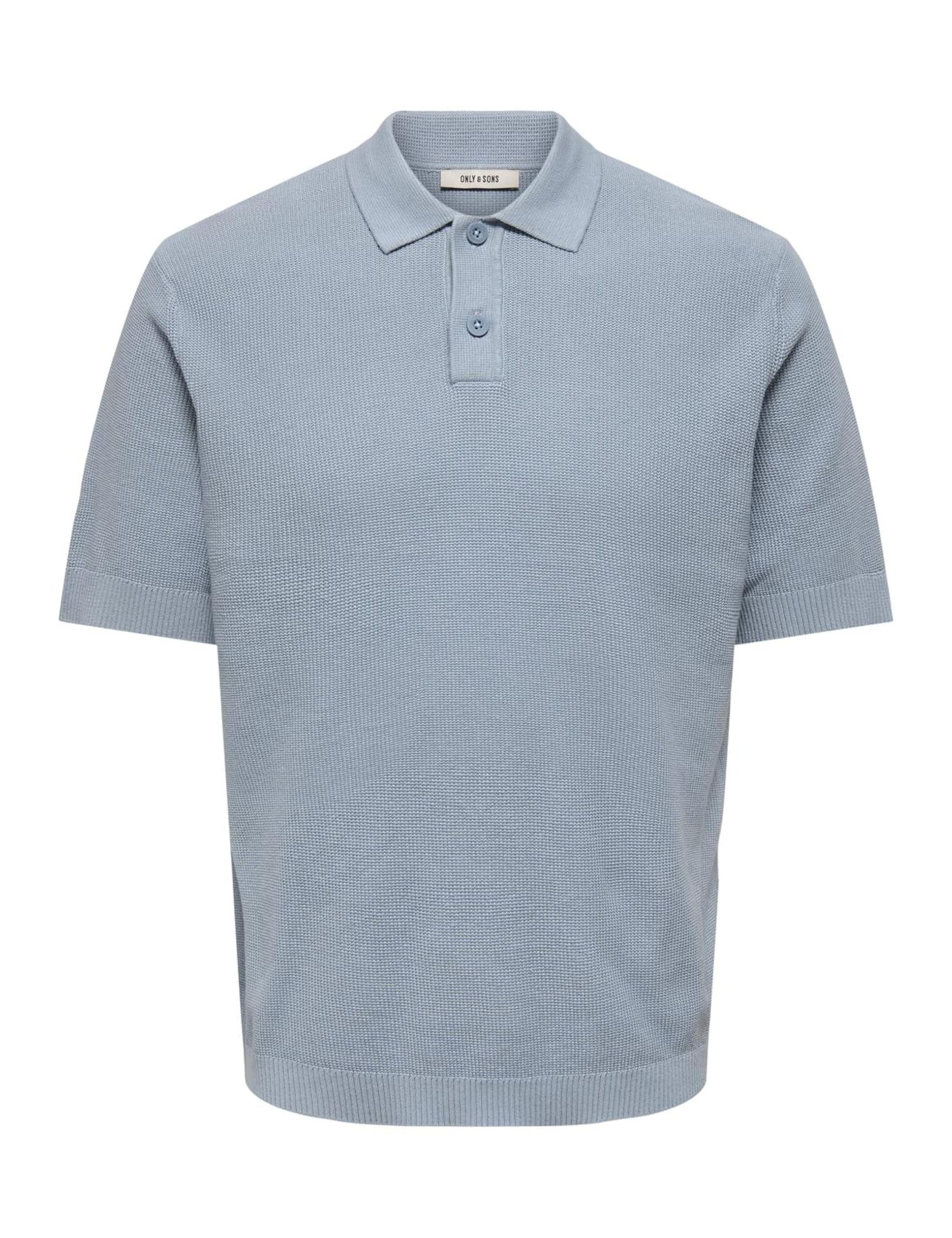 Only & Sons Stony Polo Uomo Waffle Manica Corta Antler