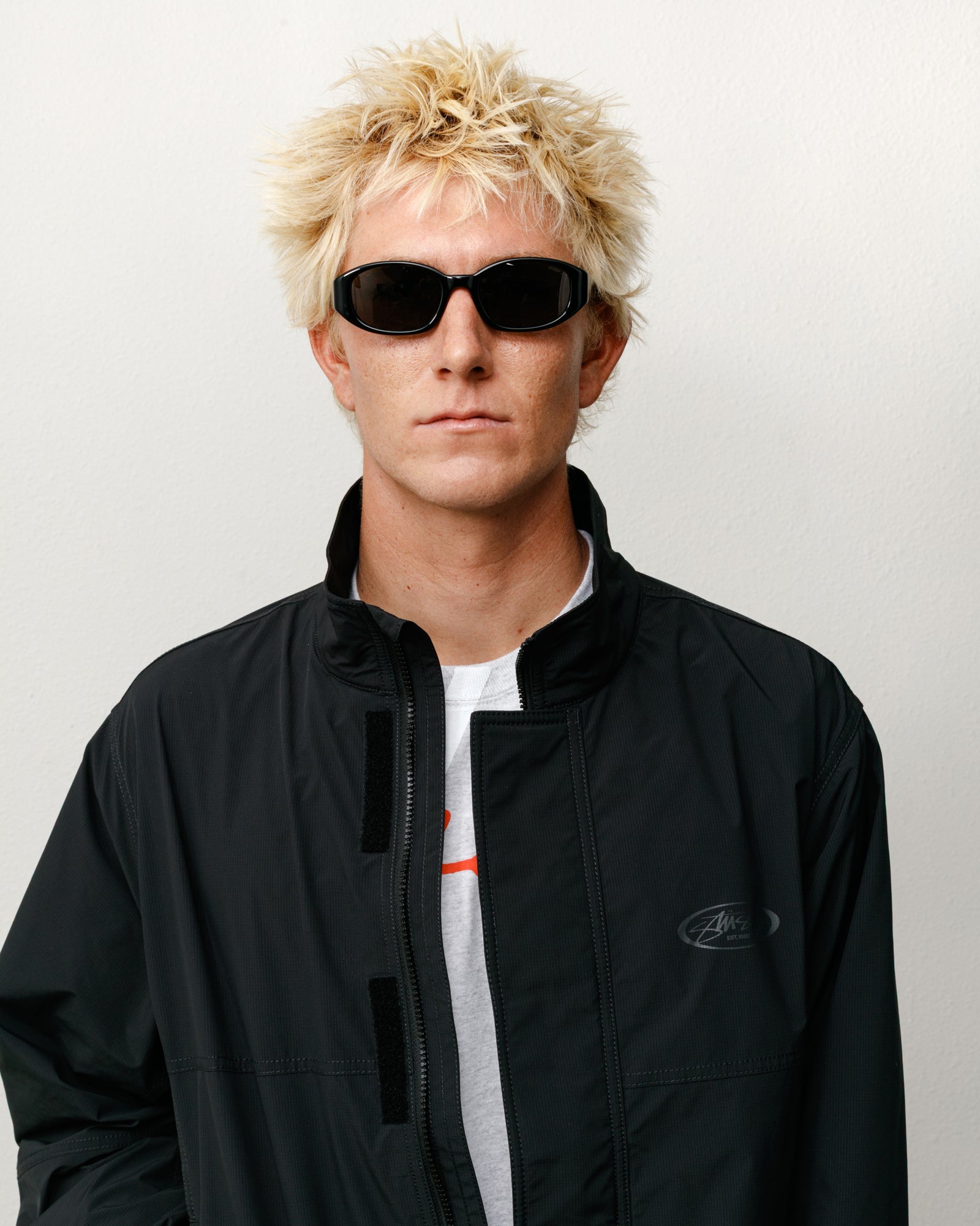 Stussy Roman Sunglasses occhiali neri lente verde