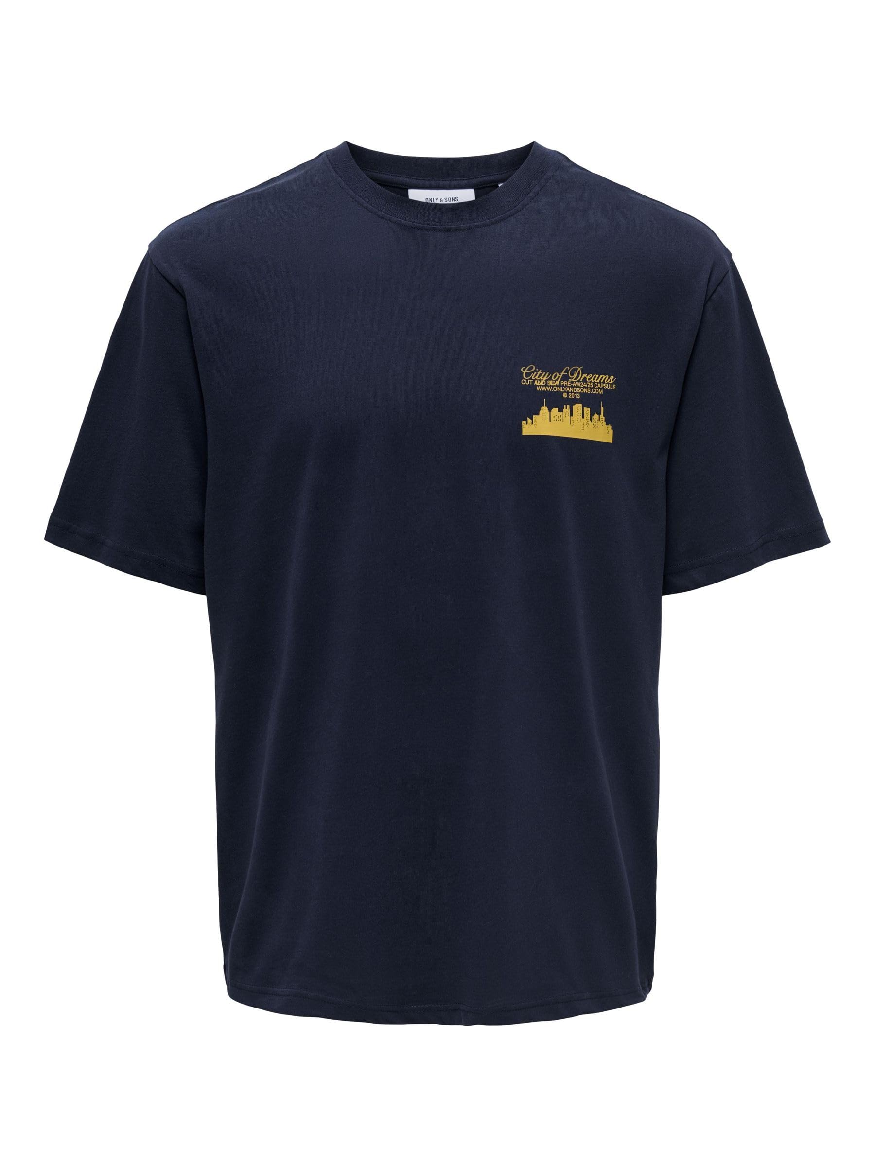 Only & Sons Onsrylan T-Shirt Uomo Blu Marine