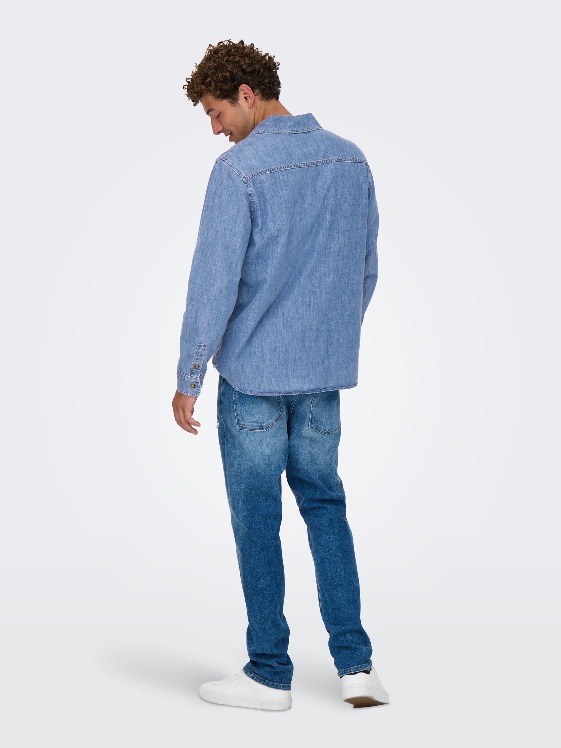 Only & Sons Onsean Camicia Uomo Cotone Taglia L