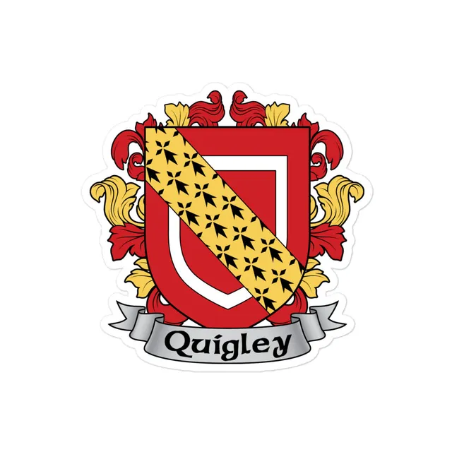 7.62 Design Quigley Irish adesivo vinile stemma 3x3 pollici