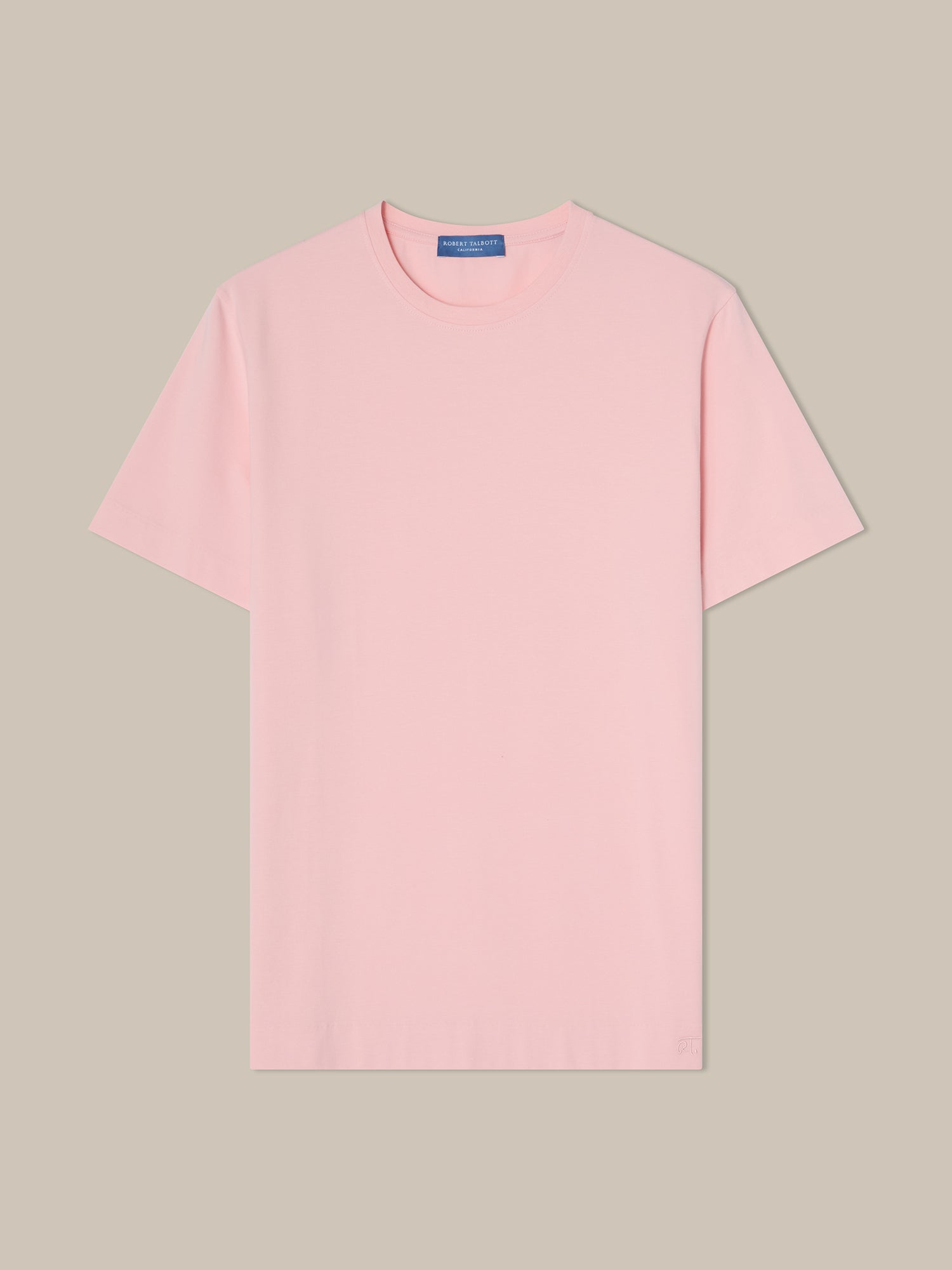 Robert Talbott T-Shirts Dean t-shirt cotone rosa stretch