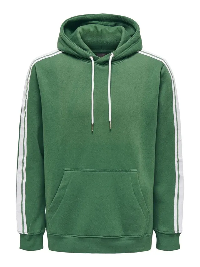 ONLY & SONS Onskyle 3324 felpa cappuccio uomo verde scuro L