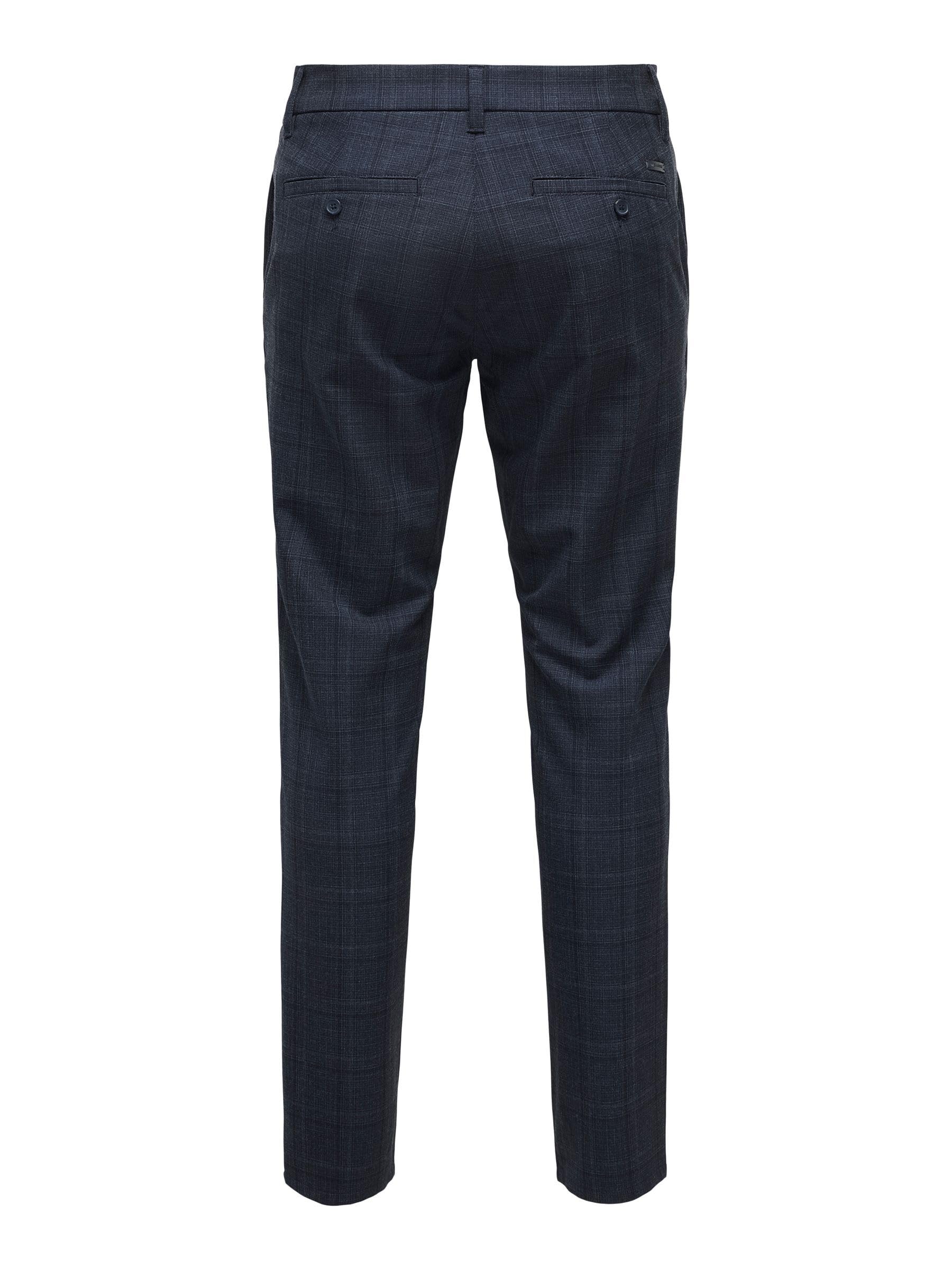 Only & Sons Onsbrad 28W/30L chino a quadri slim