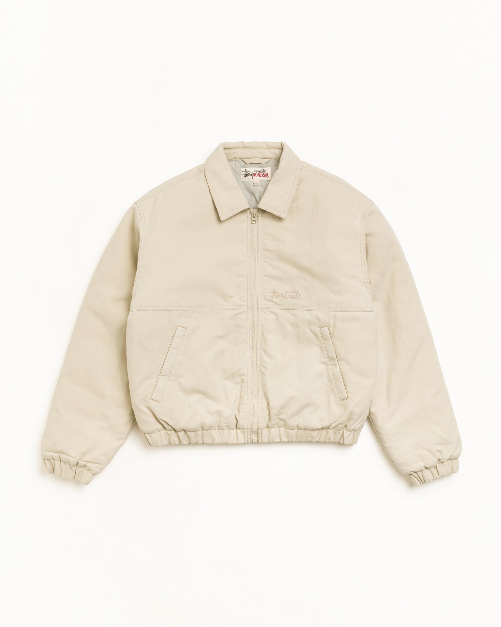 Stussy Nyco Collared Work giacca Sand