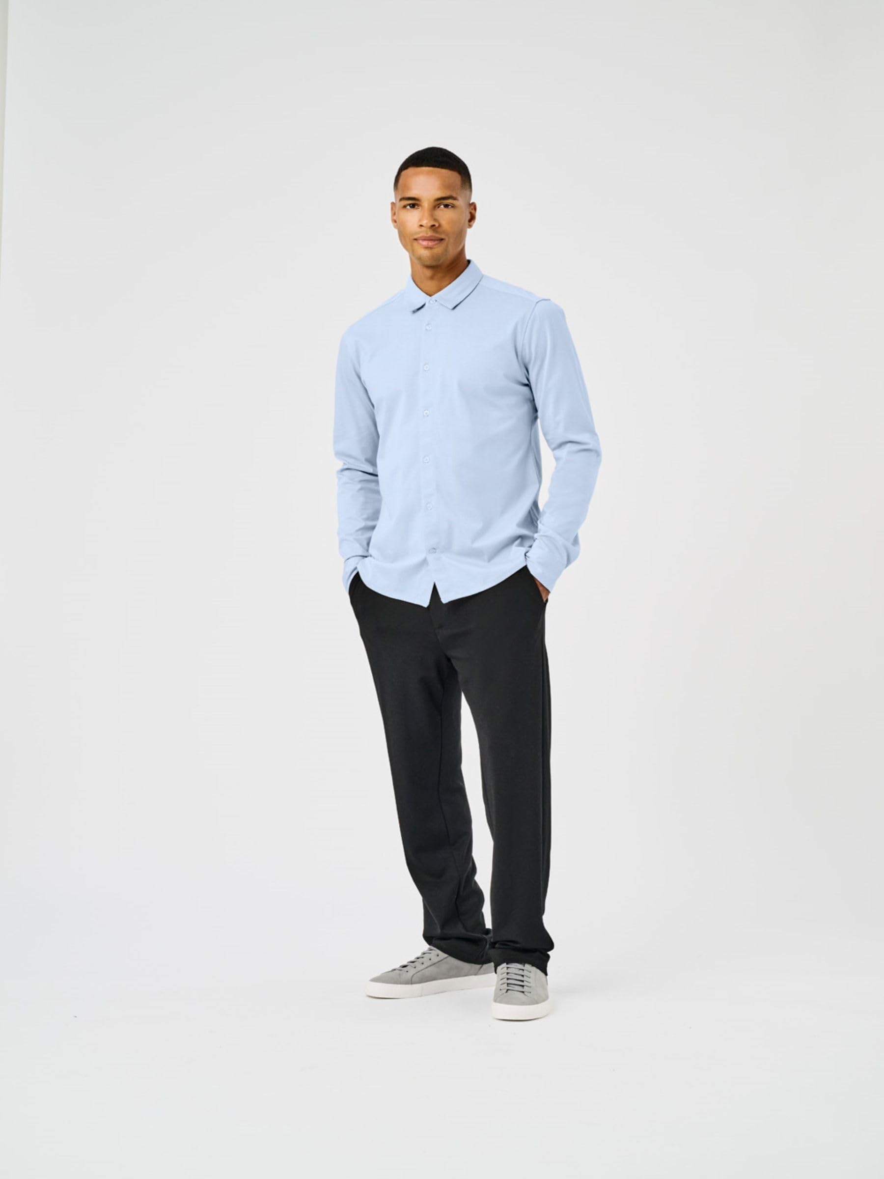 ONLY & SONS Onsrobin Camicia Uomo Maniche Lunghe Bianco