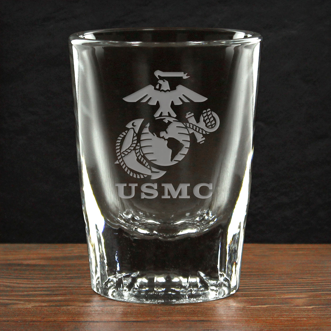 7.62 Design USMC EGA bicchierino shot 1.5oz vetro inciso