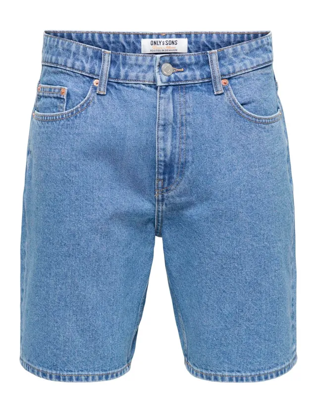 Only & Sons Onsedge Pim Box Pantaloncini Denim XS Blu