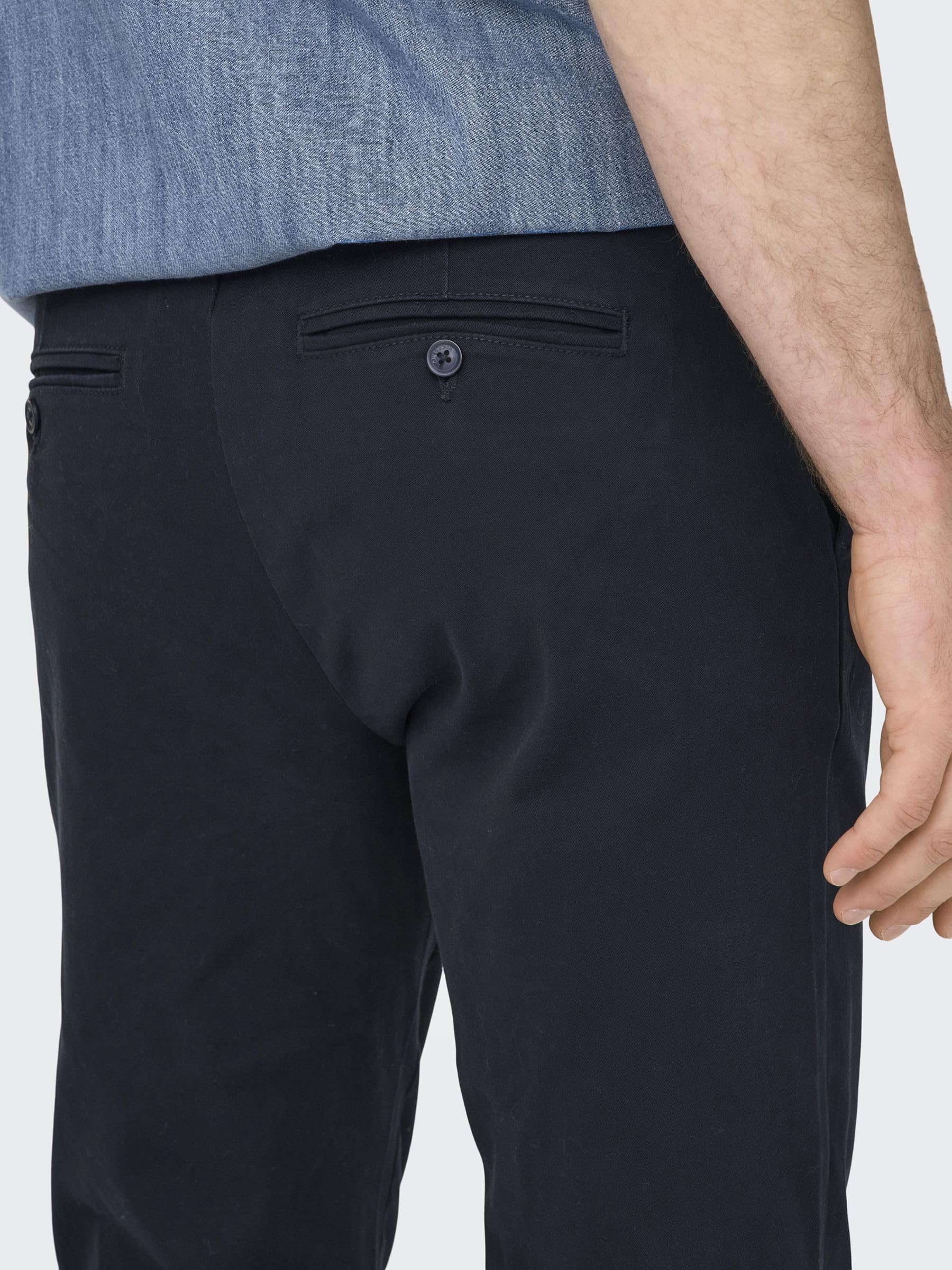 Only & Sons Onscam Pantaloni Chino Uomo 36W/32L Tapered