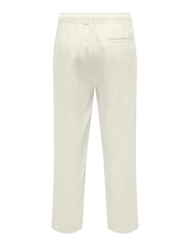 Only & Sons Onssinus Loose Visc Lin 0075 Pantaloni Uomo Lino
