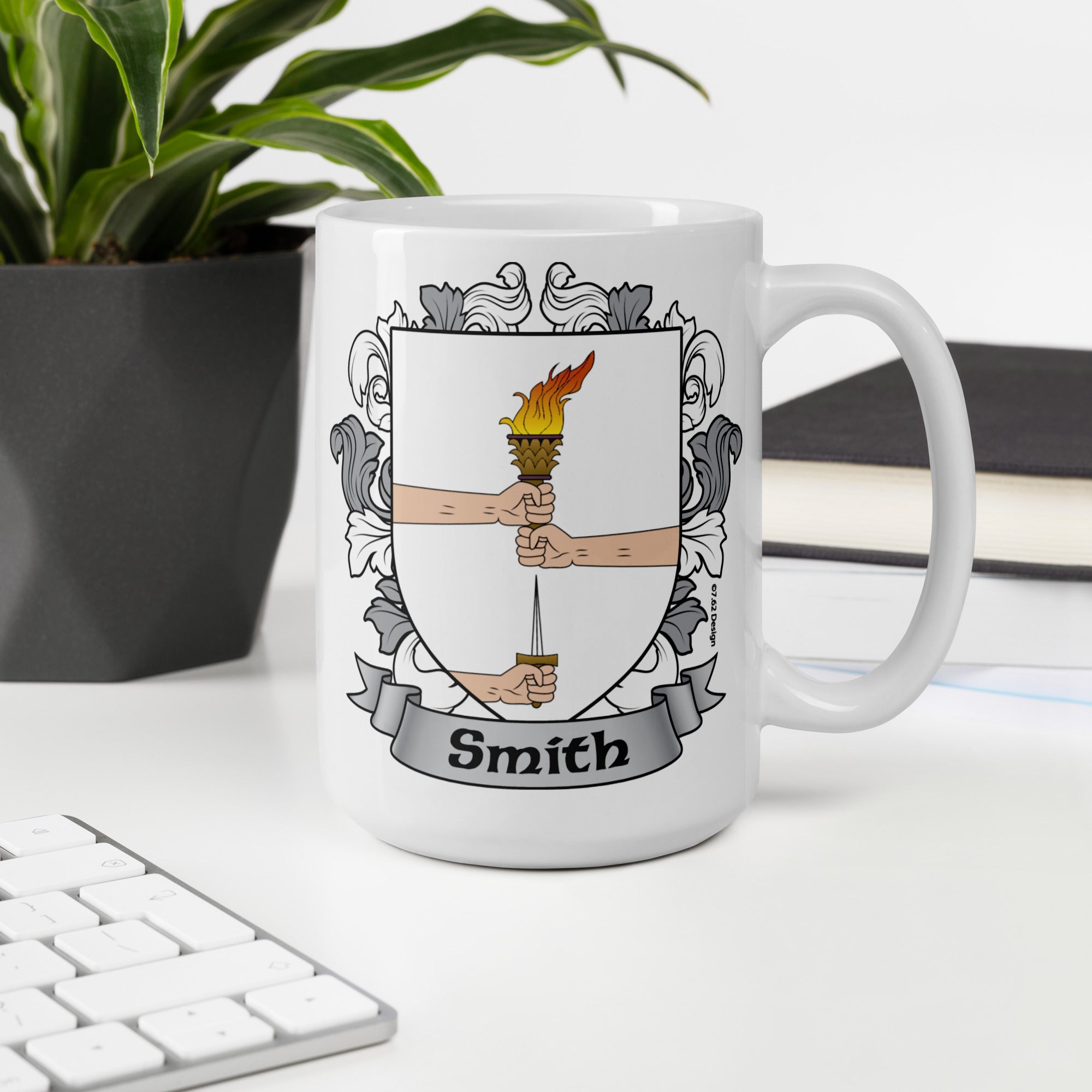 7.62 Design Drinkware Smith Irish Tazza 15oz stemma