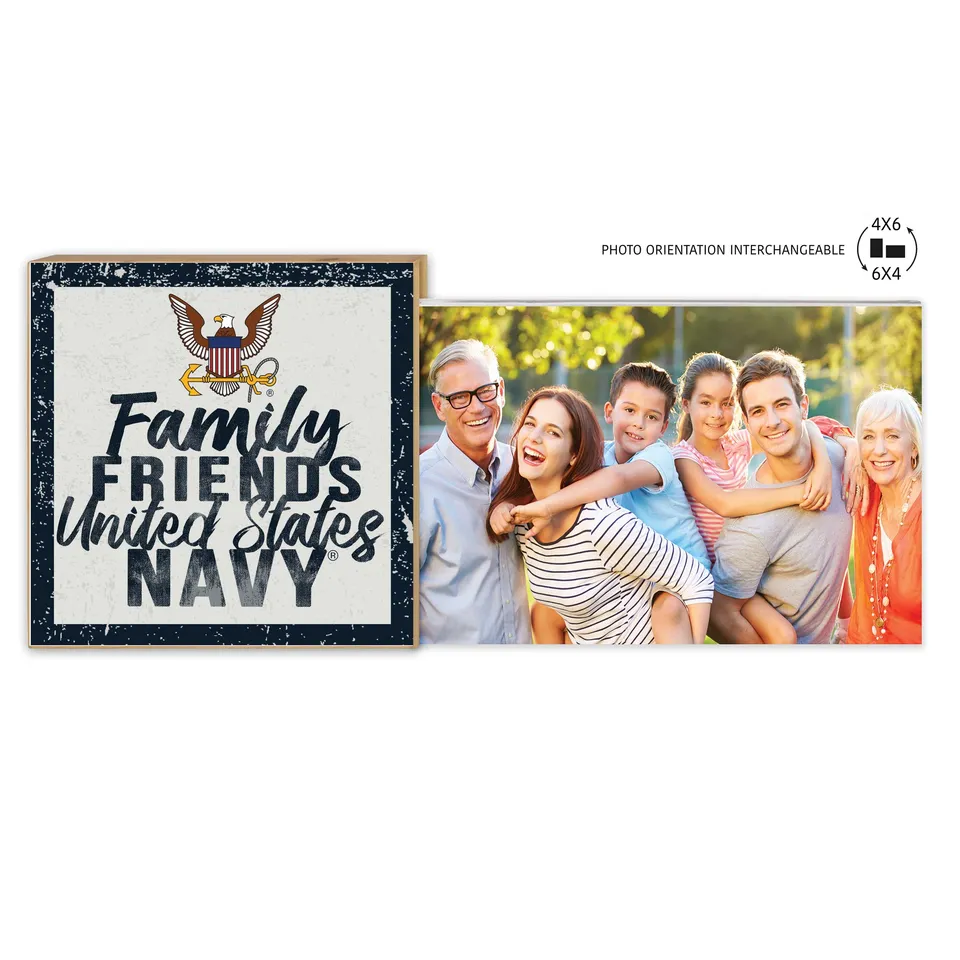 7.62 Design Home Products Navy Cornice Portafoto 4x6 Floating