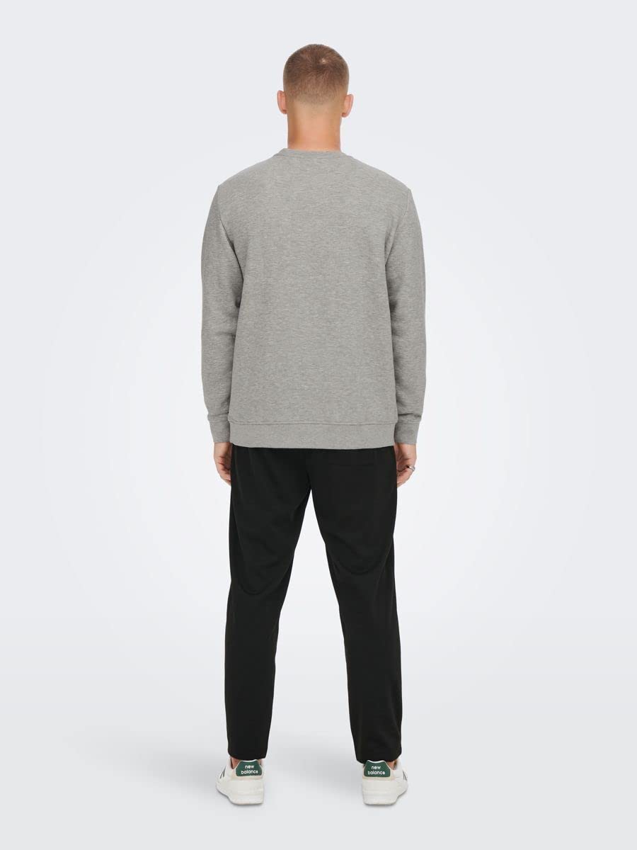 Only & Sons Felpe Maglia Tuta Uomo Felpa Vestibilità Regolare