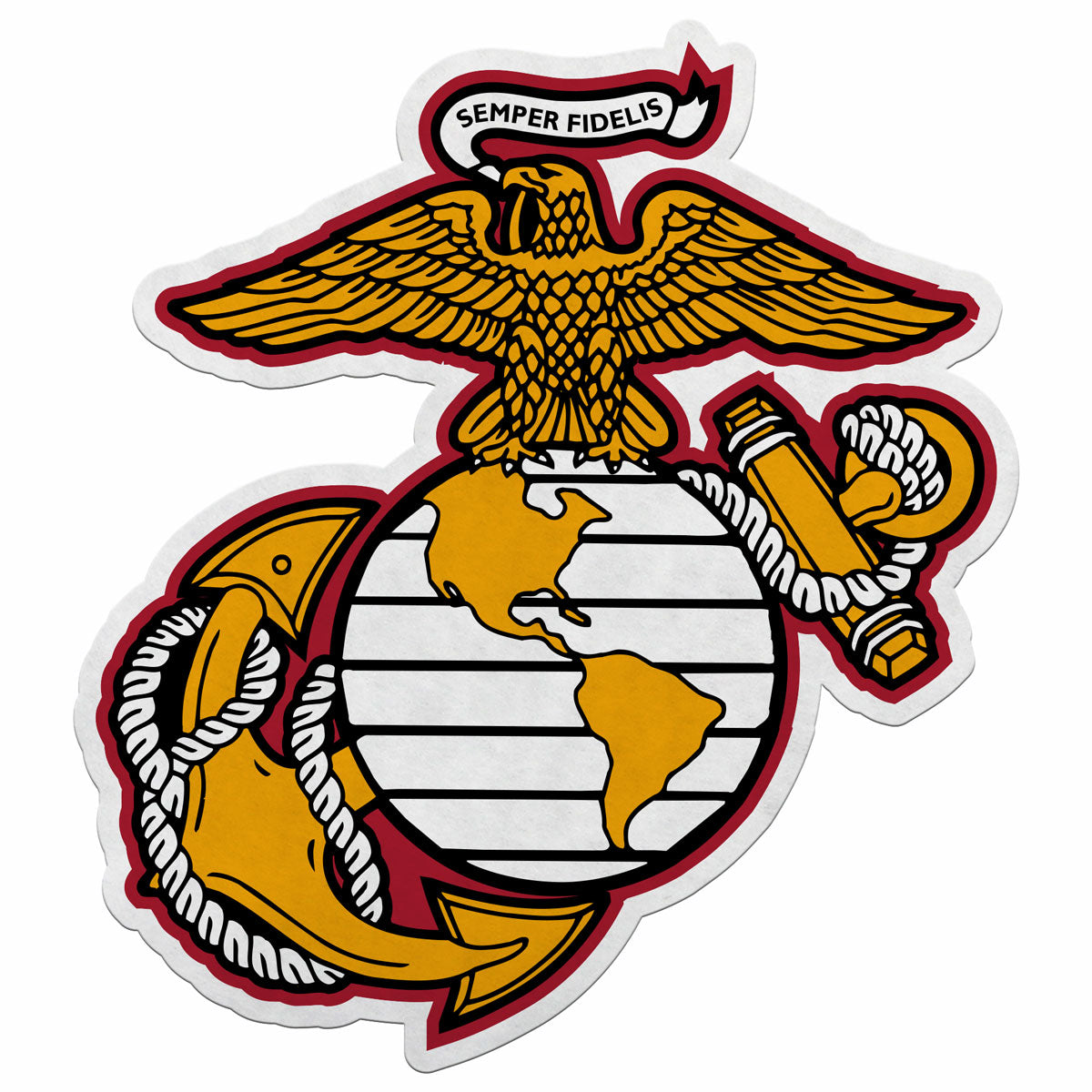 7.62 Design USMC EGA gagliardetto feltro 18 pollici