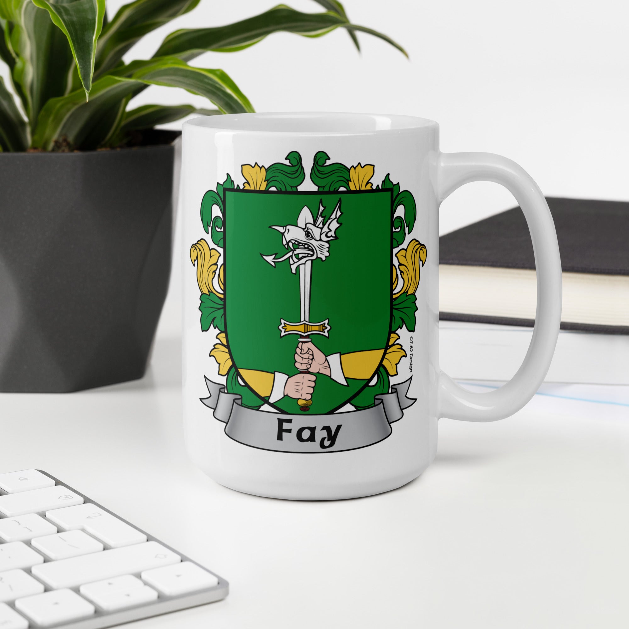 7.62 Design Fay tazza ceramica 440 ml stemma