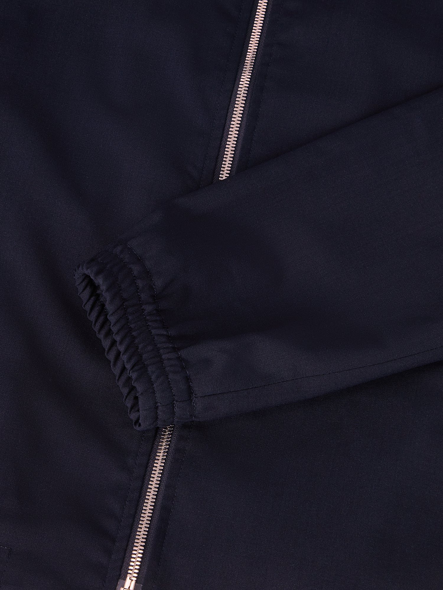Robert Talbott Stewart giacca lana tecnica blu navy