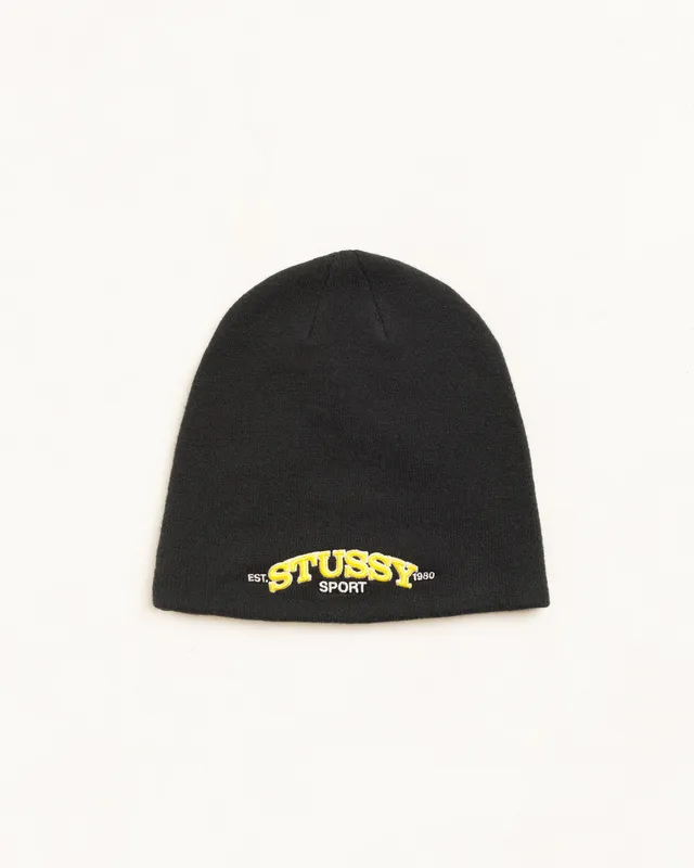 Stussy Classic Sport Skullcap berretto nero acrilico