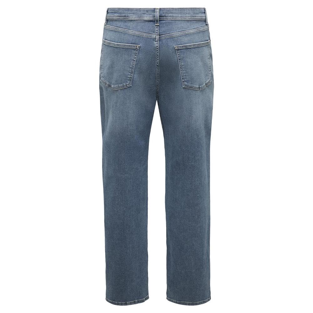 Only & Sons Jeans jeans uomo dritti blu fade