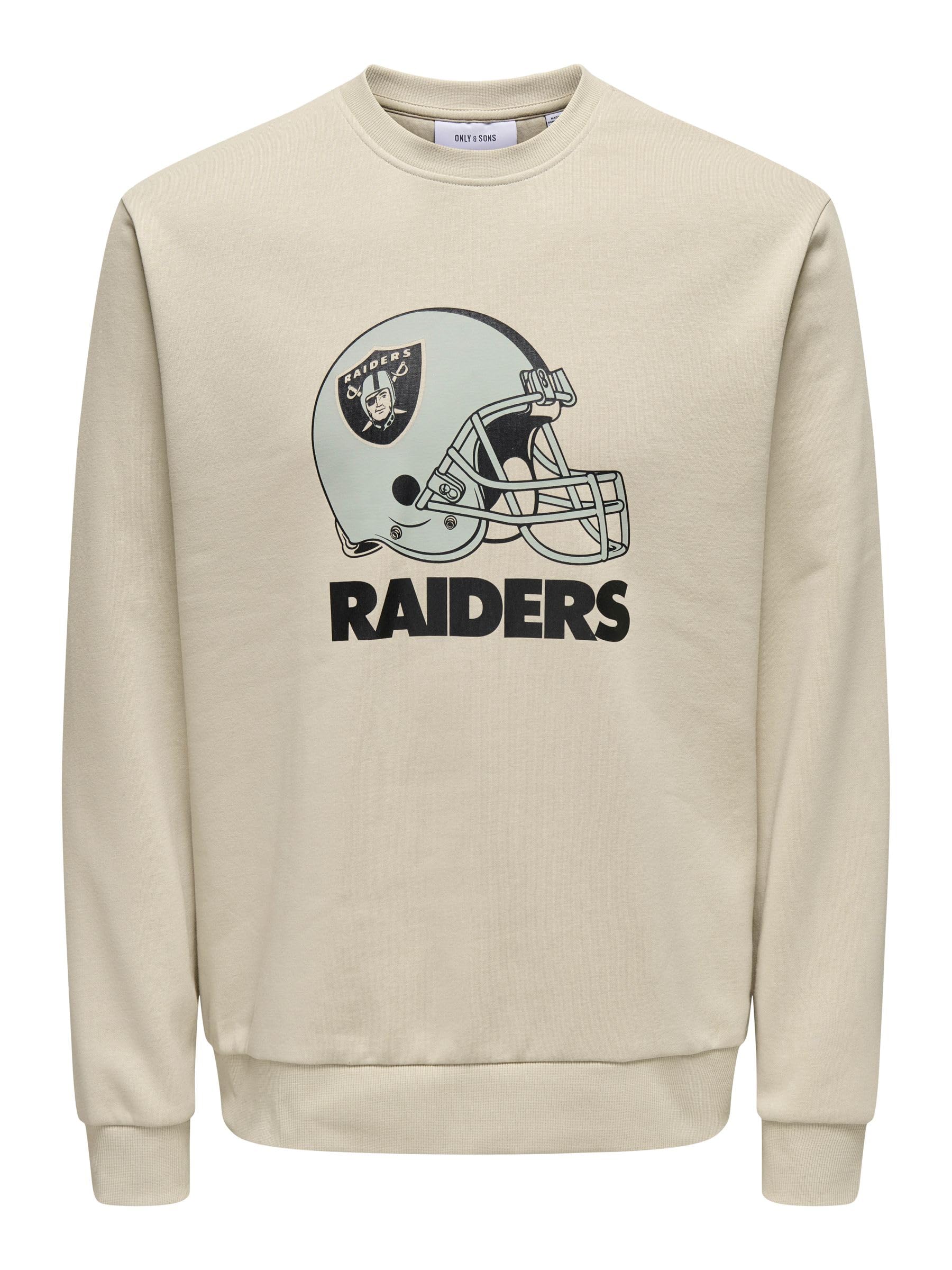 Only & Sons Felpa Girocollo Uomo S Bruno NFL