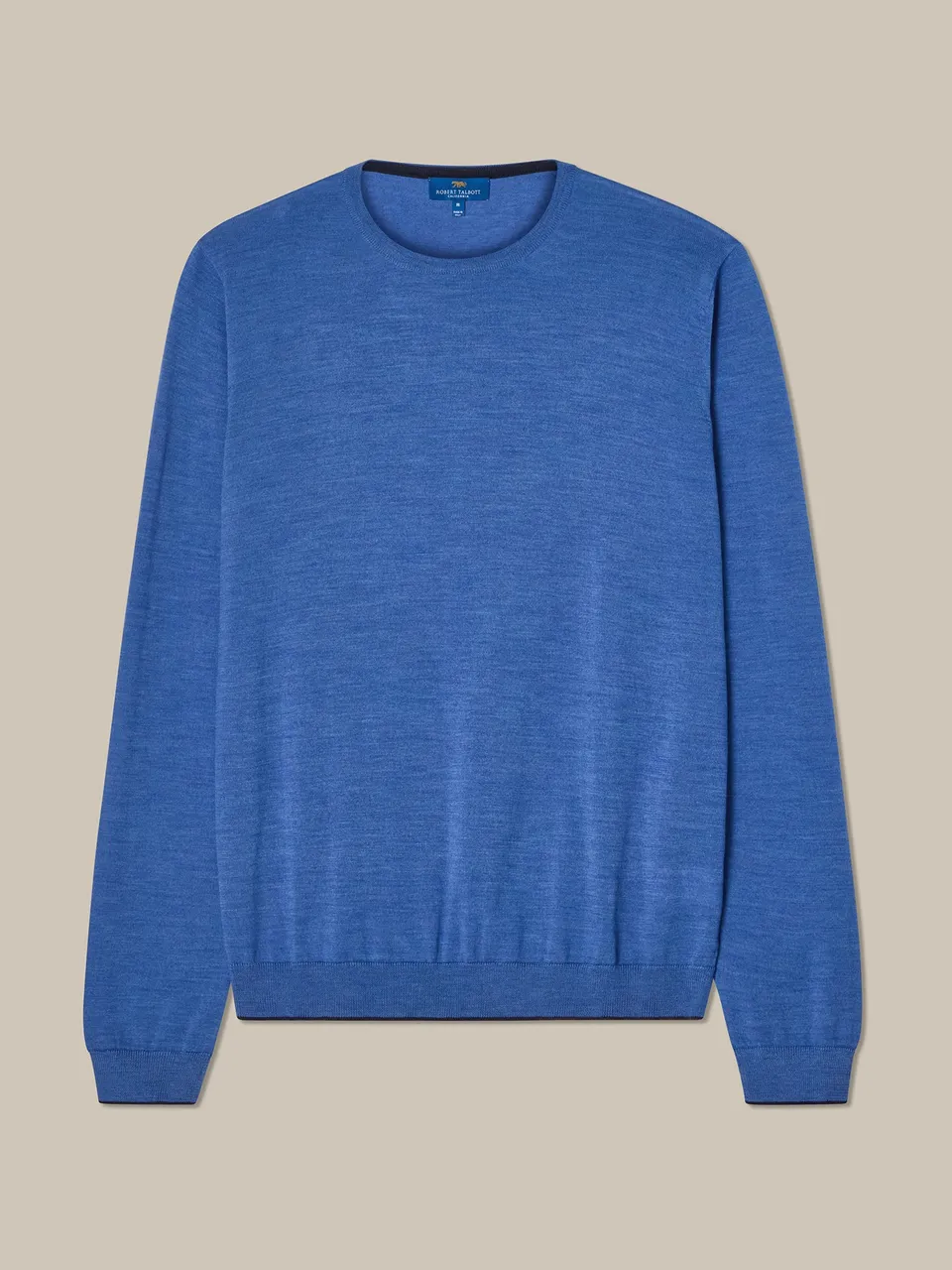 Robert Talbott Keaton maglione merino azzurro
