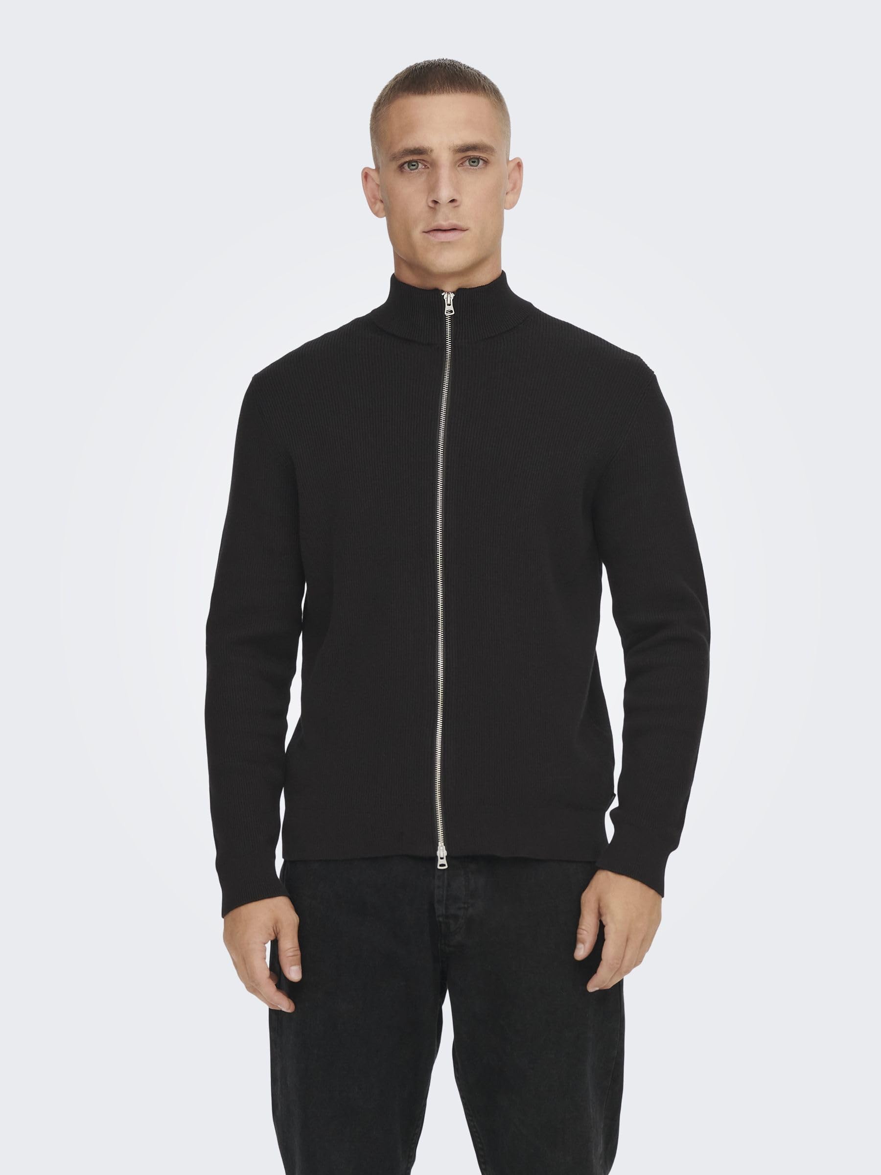 ONLY & SONS Onsphil Reg 12 Felpa Uomo Blu Taglia M