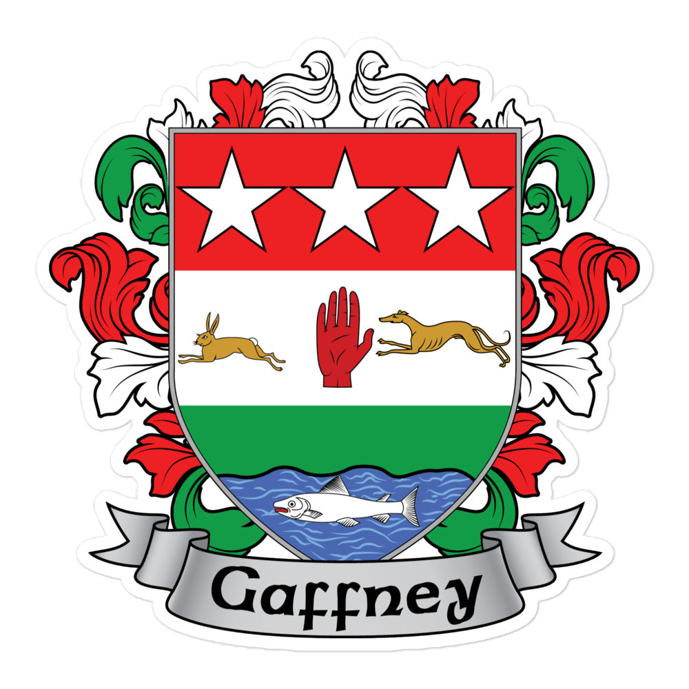 7.62 Design Gaffney Coat of Arms Adesivo Vinile 4x4 Stemma